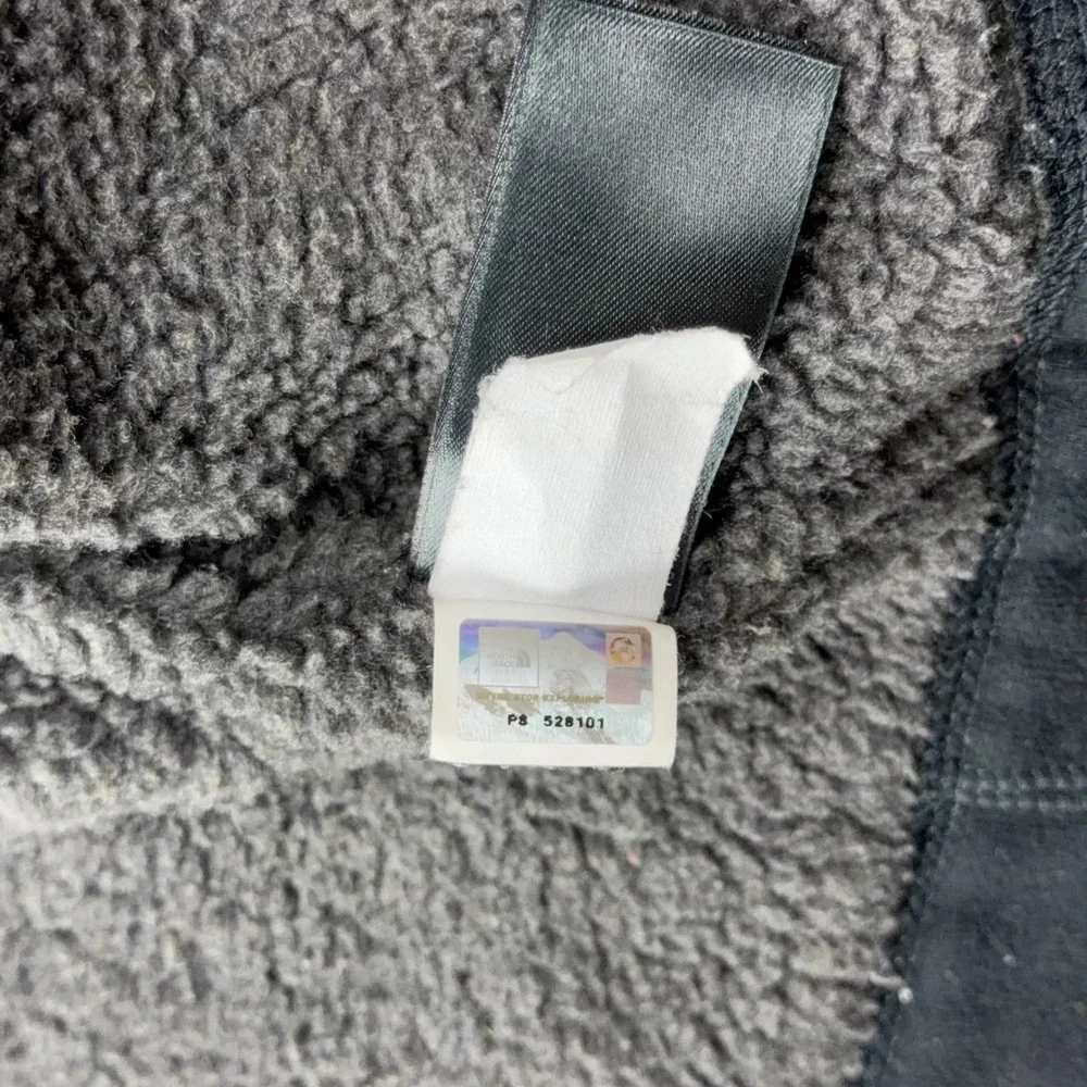 The‎ North Face Hoodie Mens XL Black Sherpa Fleece Lined Full Zip Heavyweight